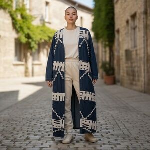 Kripa Denim Unisex outfit with Beads, Size S‎